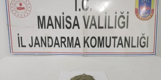 Manisa Turgutlu'da uyuşturucu operasyonunda 1 kişi yakalandı