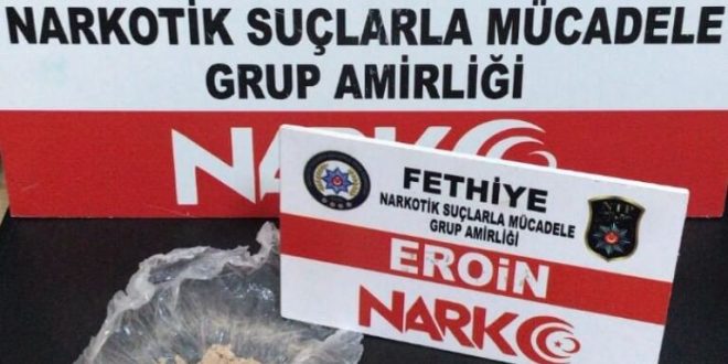 Muğla'nın Fethiye ilçesinde uyuşturucu operasyonunda gözaltına alınan şüpheli tutuklandı