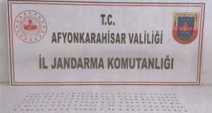 Afyonkarahisar'da 199 sikke ele geçirildi, bir şüpheli yakalandı