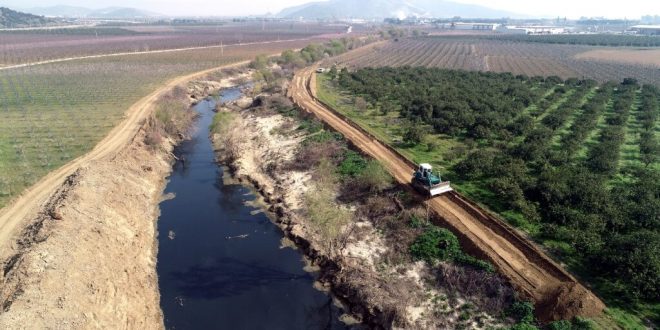 Belevi Kanalında kanal temizleme çalışmaları tamamlandı