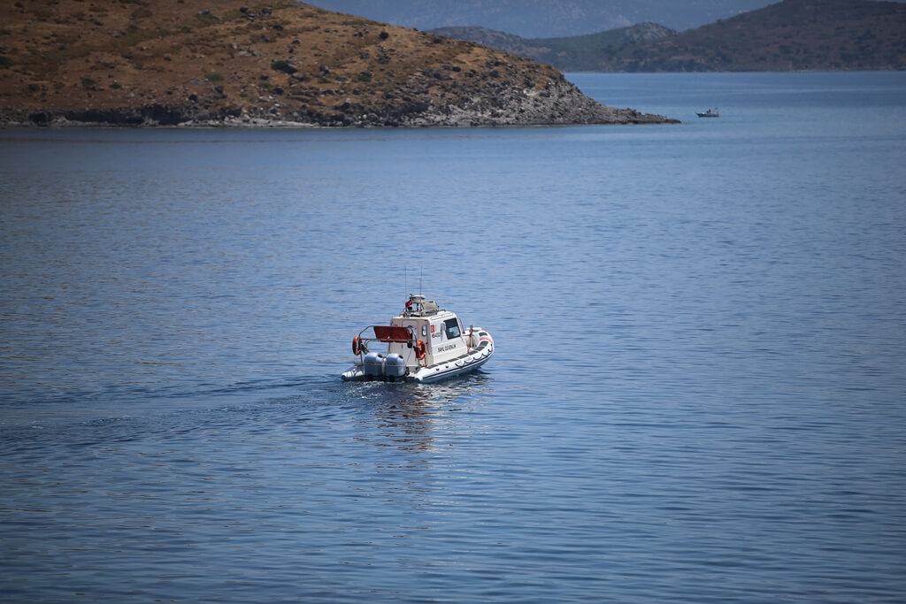 Bodrum'da denize giren kadın boğuldu