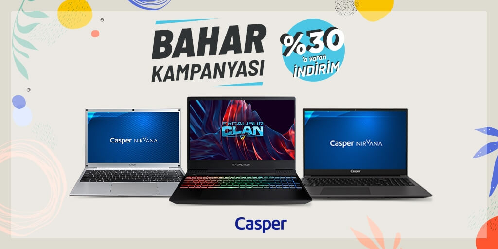 Casper'in Teknolojideki bahar ayındaki büyük indirimleri devam ediyor!