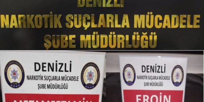 Denizli'de uyuşturucu operasyonunda otomobilde 7 bin 480 sentetik uyuşturucu ele geçirildi