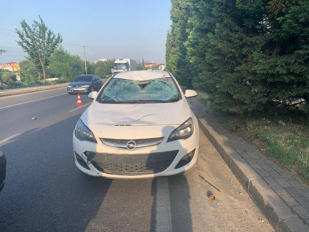 Manisa'da otomobilin çarptığı bisikletli öldü