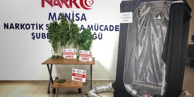 Manisa'daki uyuşturucu operasyonlarında yakalanan 2 kişiden biri tutuklandı