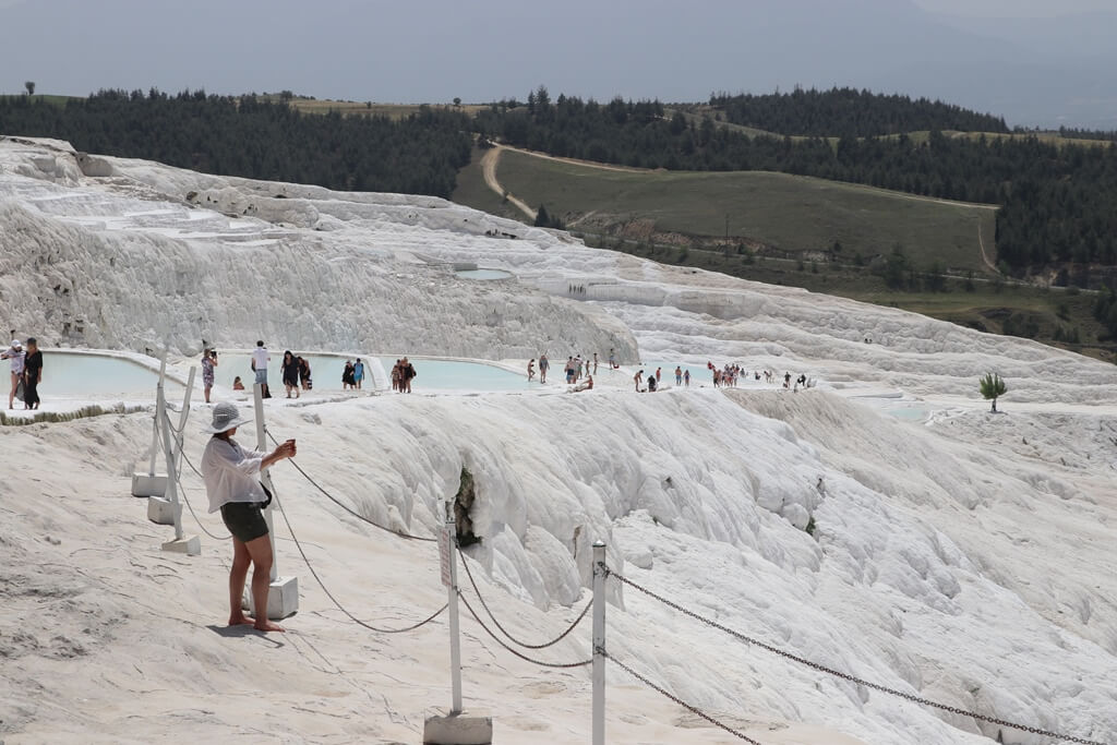 Pamukkale tam kapanma süresince 12 bin 597 turisti misafir etti