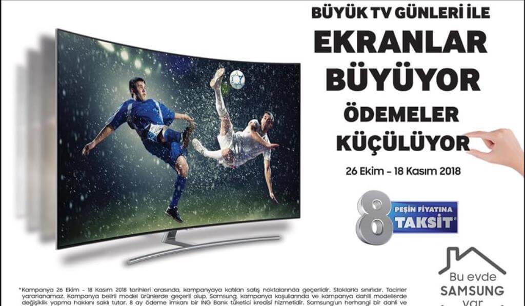 Samsung'dan "Büyük TV Günleri" kampanyası