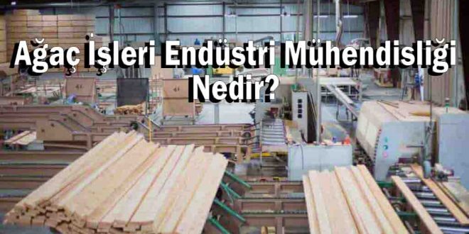 Ağaç İşleri Endüstri Mühendisliği