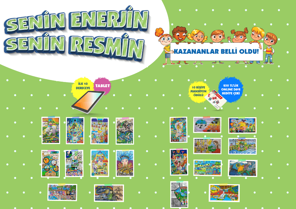 Aksa Elektrik’in düzenlediği “Senin Enerjin Senin Resmin” yarışmasının kazananları belli oldu