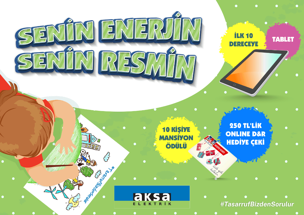 Aksa Elektrik’in üçüncü geleneksel resim yarışması başladı!