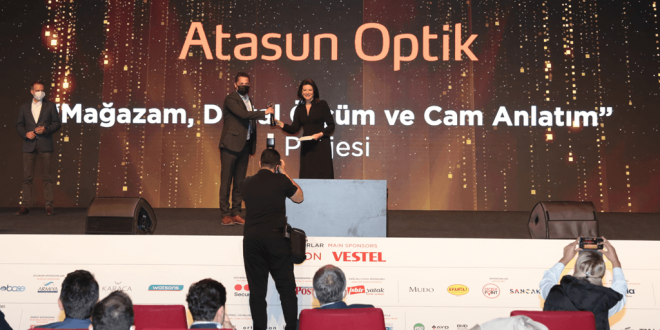 Atasun Optik, başarılı projeleriyle ödüle layık görüldü