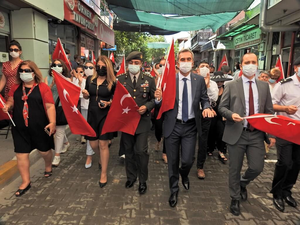 Atatürk'ün Urla'ya gelişinin 95. yıl dönümü kutlandı