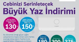 Bosch Termoteknoloji’den cepleri serinleten klima bakım kampanyası!