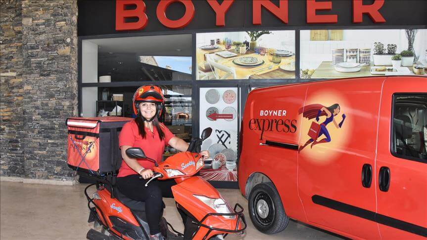 Boyner Express'le Bodrum'da 3 saatte kapıya teslimat