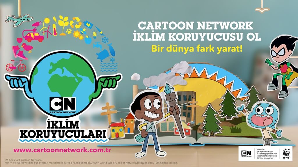 Cartoon Network çocukları İklim Koruyucusu olmaya davet ediyor