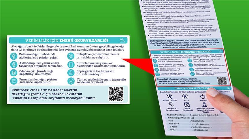 CK Enerji, elektrik faturaları aracılığıyla verimli enerji kullanımı ipuçları verecek
