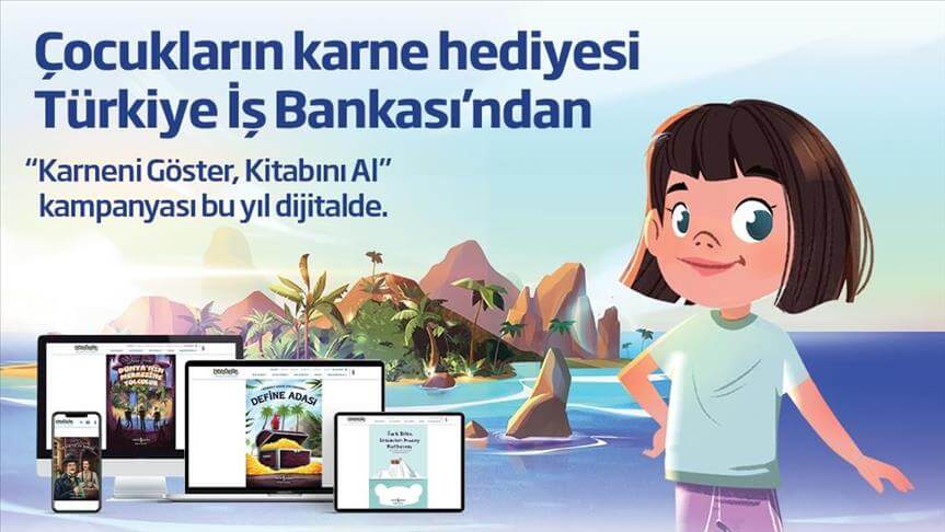 İş Bankası'ndan çocuklara karne hediyesi