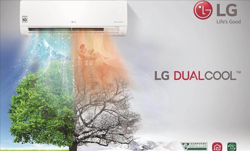 LG DualCool klimalarla hızlı soğutma ve konfor bir arada