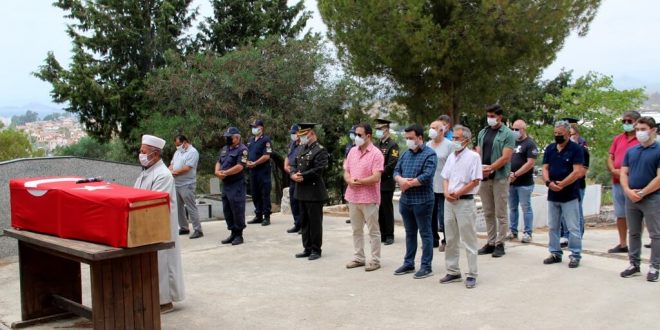 Muğla'da vefat eden Kıbrıs gazisi son yolculuğuna uğurlandı