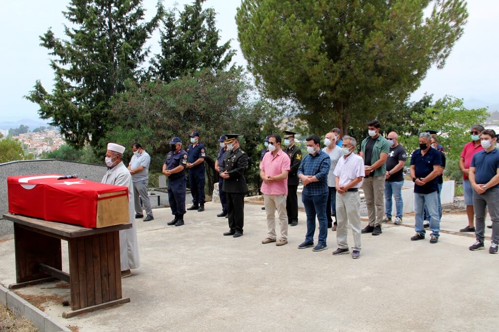 Muğla'da vefat eden Kıbrıs gazisi son yolculuğuna uğurlandı