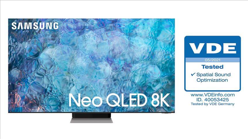 Samsung Neo QLED TV’lere “Mekânsal Ses Optimizasyonu” sertifikası