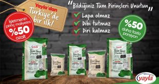 Yayla’dan lezzeti katlayan cepleri hafifleten mucize pirinç