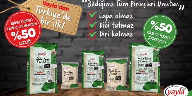 Yayla’dan lezzeti katlayan cepleri hafifleten mucize pirinç