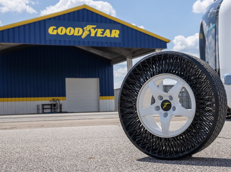 Goodyear'ın havasız lastikleri ilk olarak otonom toplu taşıma araçlarda kullanılacak