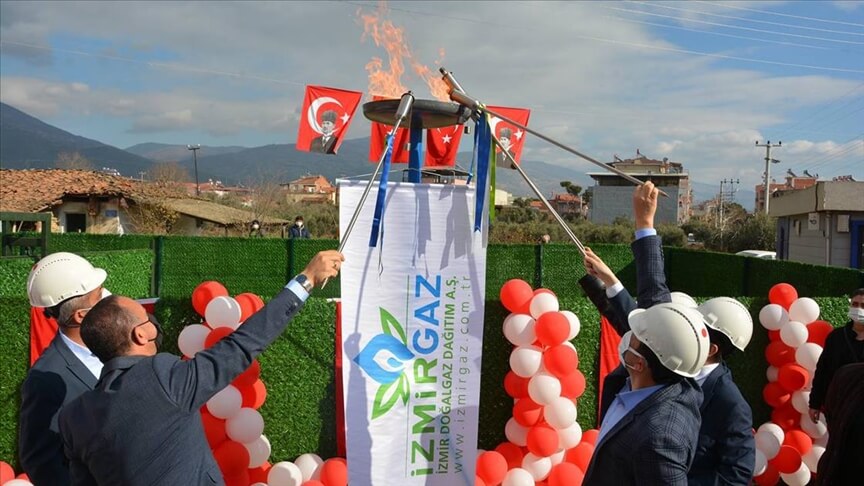 İzmir Doğalgaz Dağıtım AŞ, bir günde alınan abone sayısında 3 bini aştı