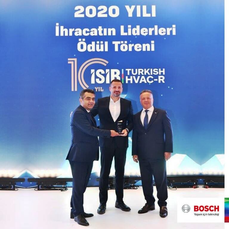 Bosch Termoteknik, gerçekleştirdiği ihracatla bu yıl da iklimlendirme sektörünün birincisi!