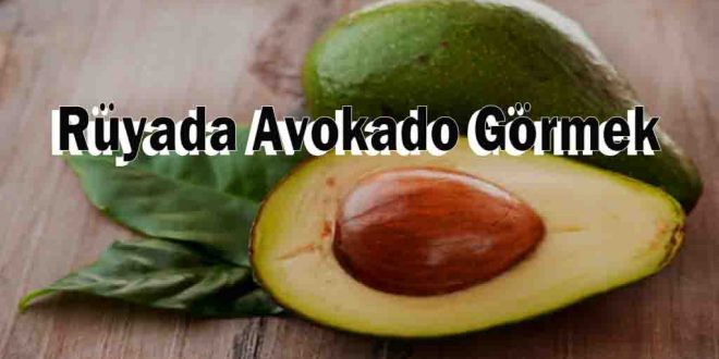 Rüyada Avokado Görmek