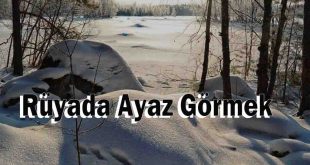 Rüyada Ayaz Görmek