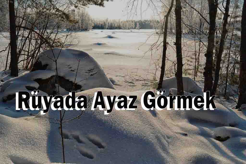 Rüyada Ayaz Görmek