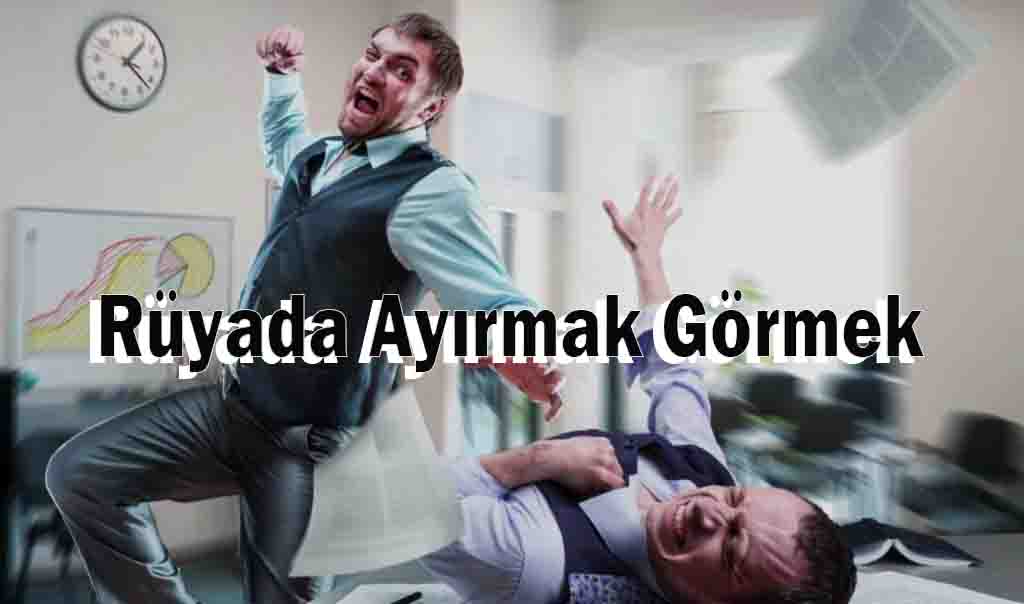 Rüyada Ayırmak Görmek