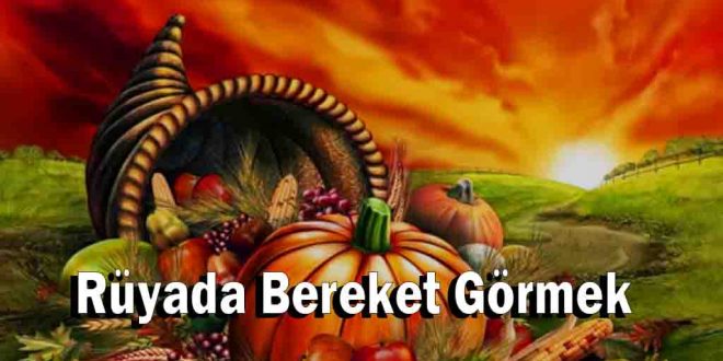 Rüyada Bereket Görmek