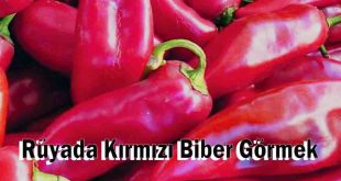 Rüyada Kırmızı Biber Görmek