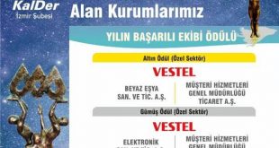 Yılın Başarılı Ekibi Ödülü Vestel’e