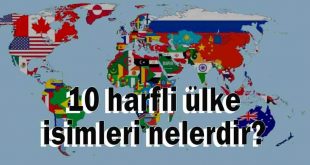 10 harfli ülke isimleri nelerdir?