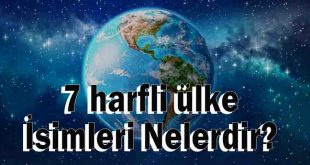 7 harfli ülke