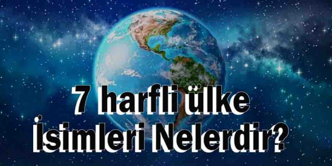 7 harfli ülke