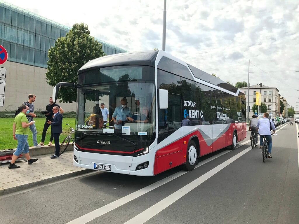 Otokar’ın elektrikli otobüsü Münih’te