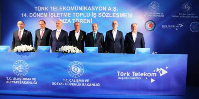 Türk Telekom ‘14. Dönem Toplu İş Sözleşmesi’ imzaları atıldı