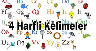 4 Harfli Kelimeler