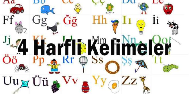 4 Harfli Kelimeler