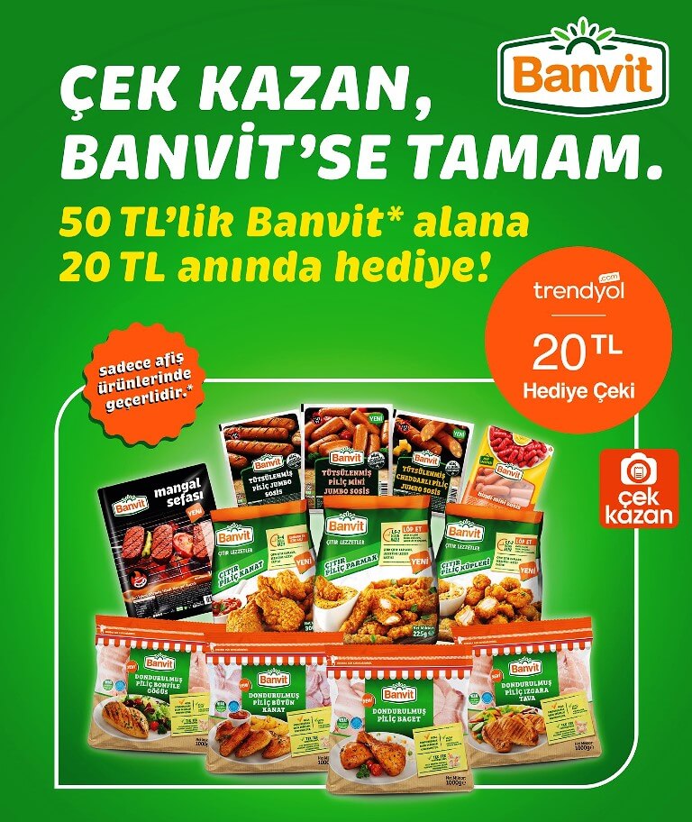 Çek kazan, Banvit’se tamam!