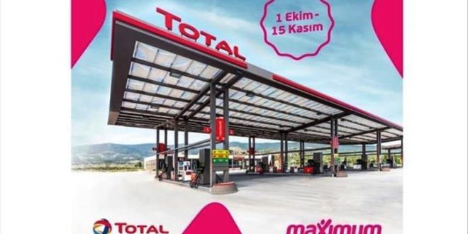 TOTAL'de Maximum Kart iş birliğiyle 40 lira MaxiPuan kampanyası