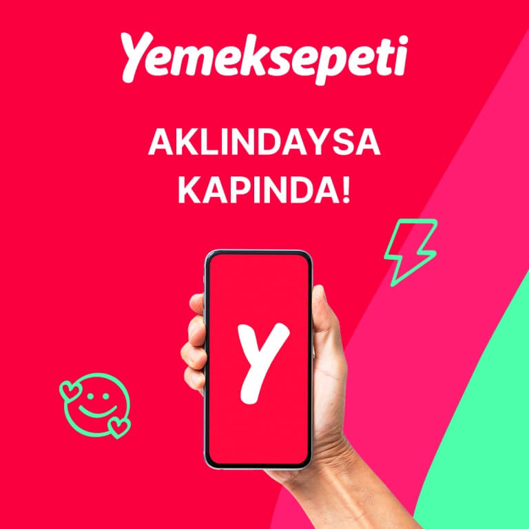 Yemeksepeti “Aklındaysa Kapında” diyor