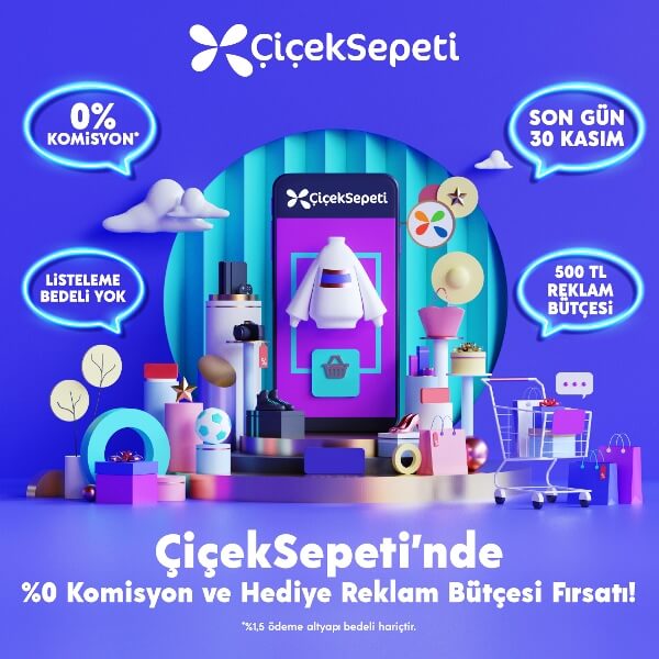 ÇiçekSepeti’nden Komisyonsuz Satış Fırsatı