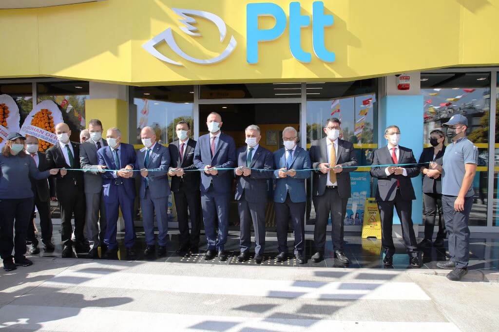 PTT AŞ ANTALYA’DA YENİ KONSEPTLİ İŞ YERİNİ HİZMETE SUNDU