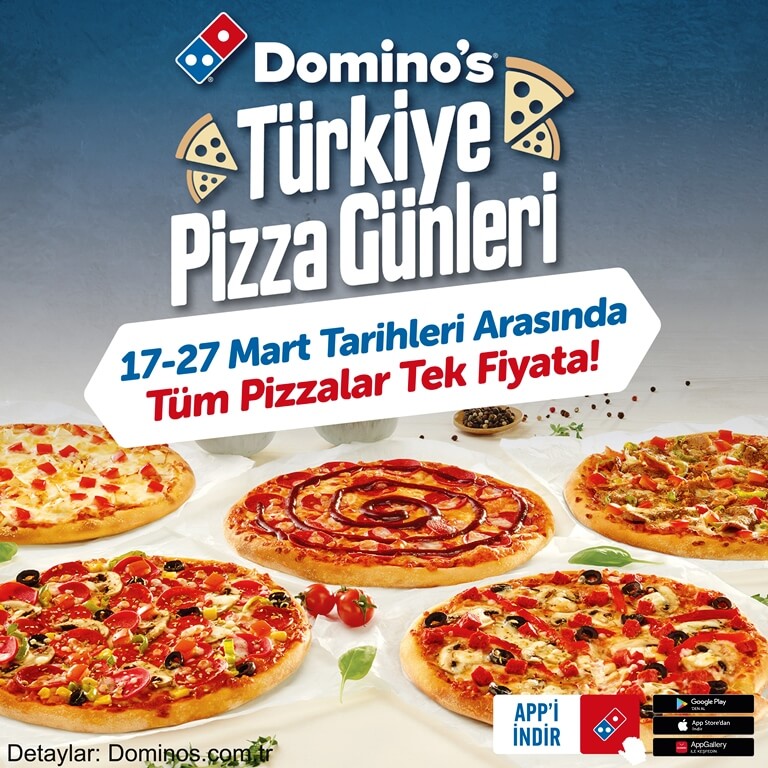 Pizzaya doymanın tam zamanı Domino’s Türkiye Pizza Günleri başladı!